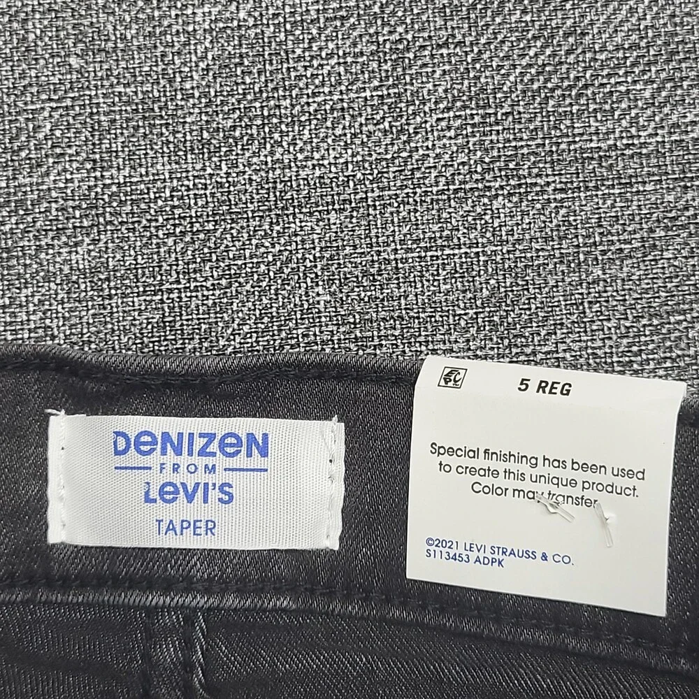 DENIZEN from Levi's Boys Taper Jeans - Black Size 5